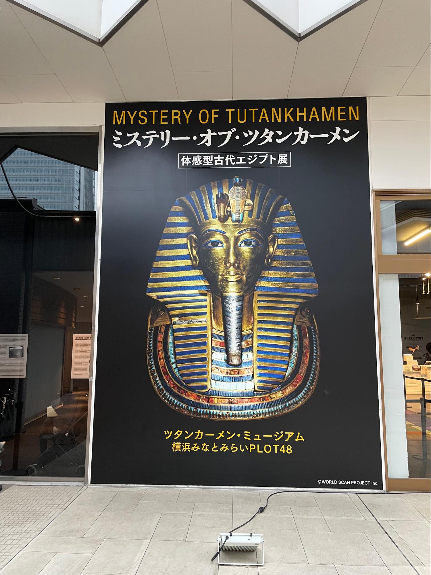 A poster for an Egyptian exhibition (photo by the author)
